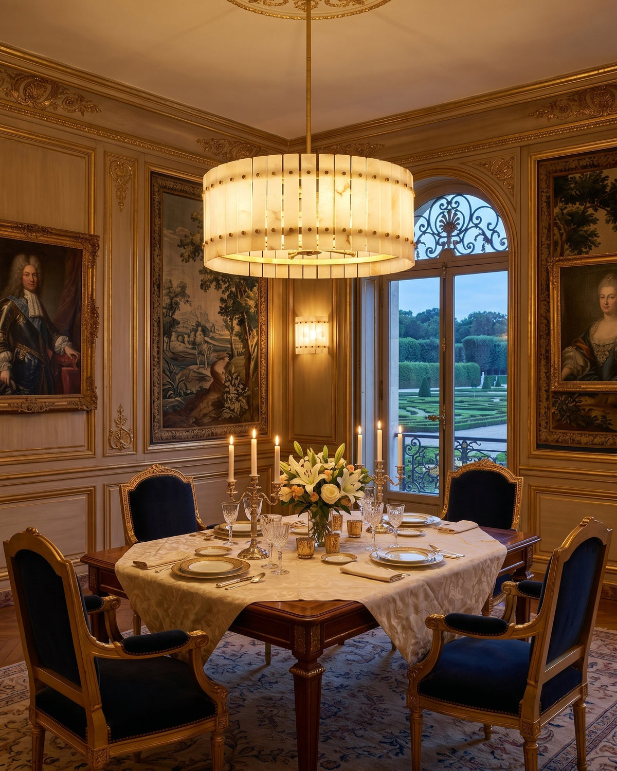 Alboora Alabaster Chandelier
