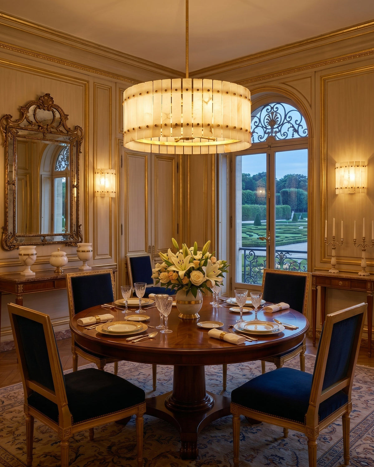 Alboora Alabaster Chandelier