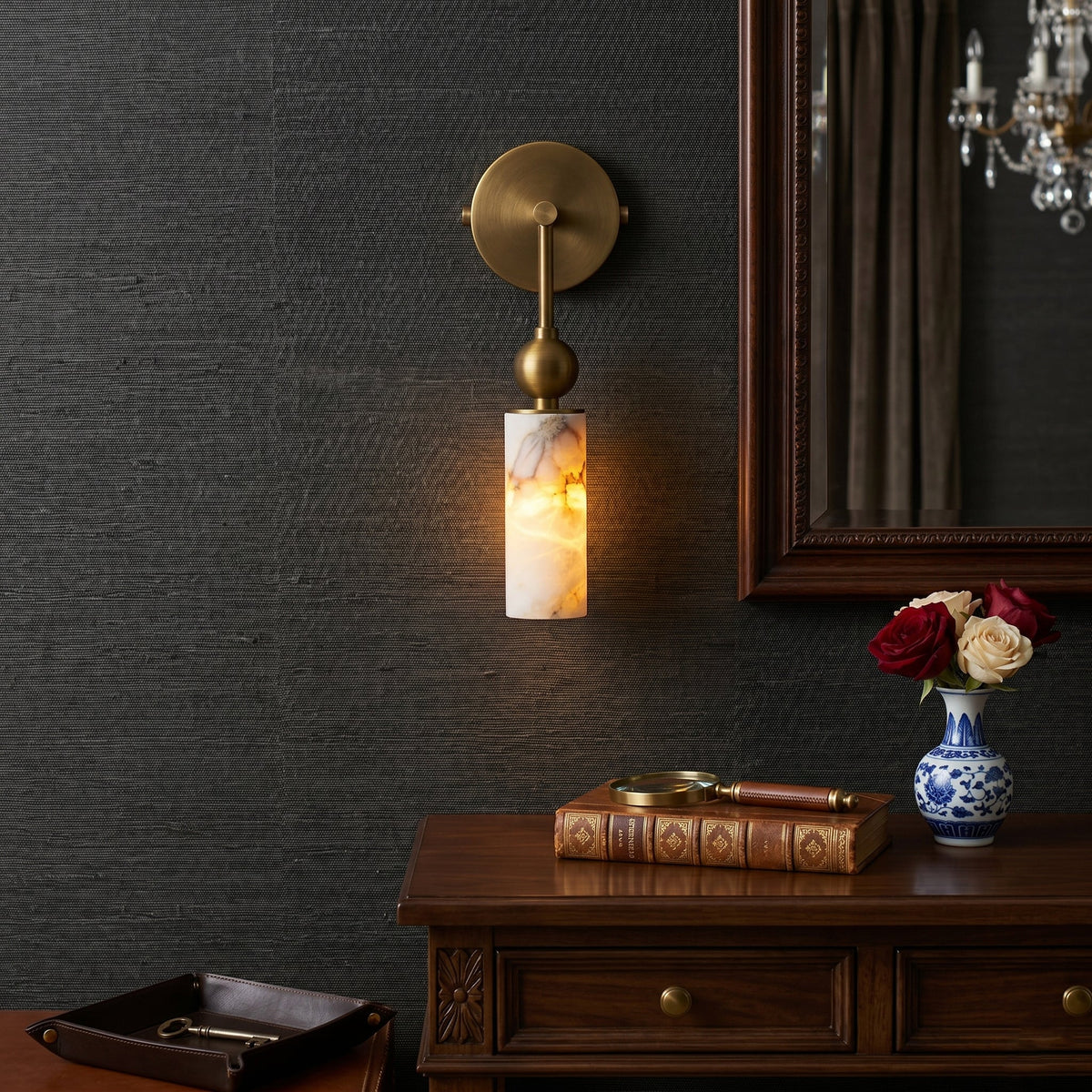 Alvire Alabaster Wall Lamp