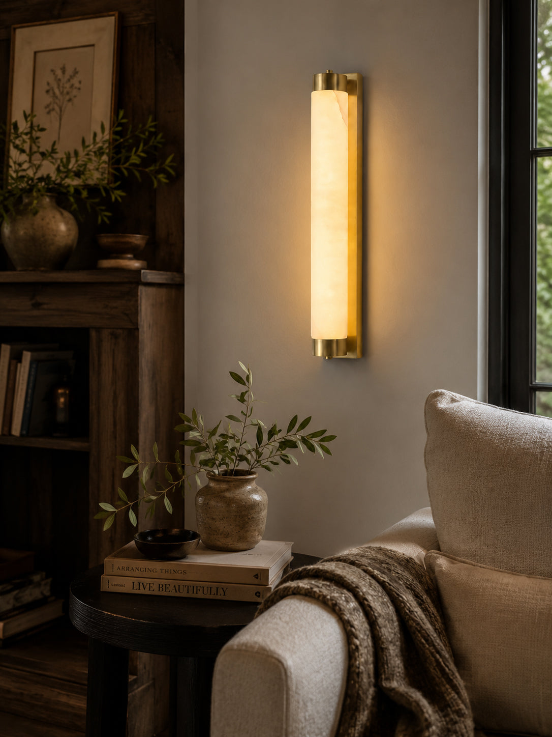 Alvion Alabaster Wall Sconce
