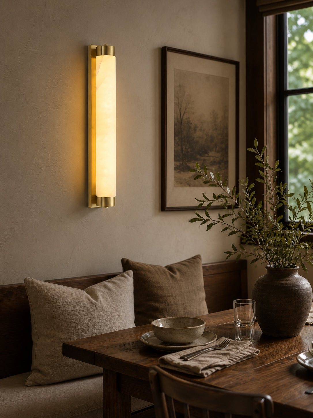 Alvion Alabaster Wall Sconce