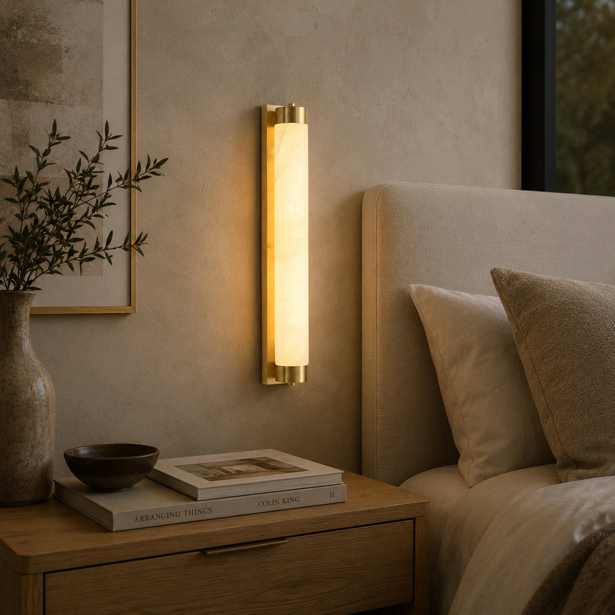 Alvion Alabaster Wall Sconce