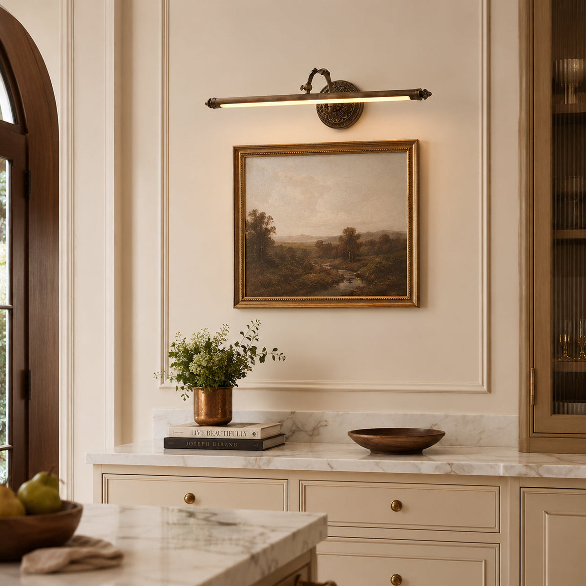 Oriinora Brass Wall Sconce