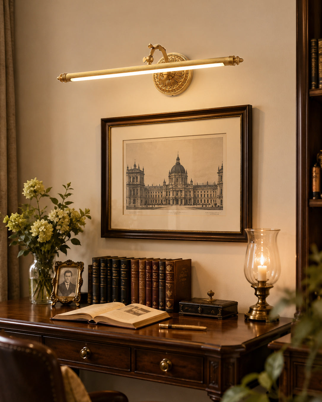 Oriinora Brass Wall Sconce