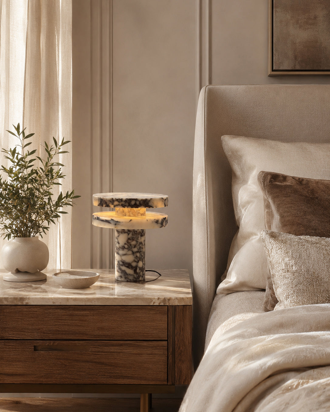 Nerelia Marble Table Lamp