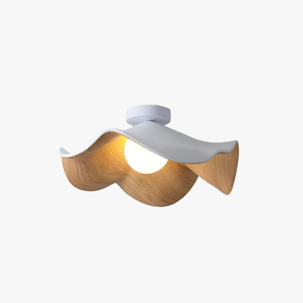 Borinil Ceiling Light Wood Black&White