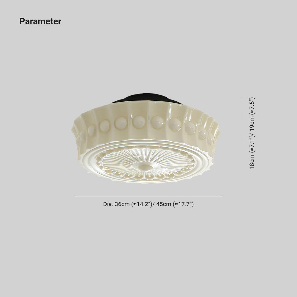 Fuliber Glass Ceiling Light