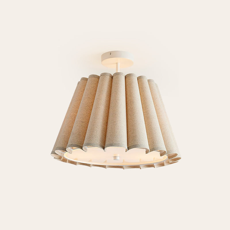 Cirerise Scalloped Flush Mount