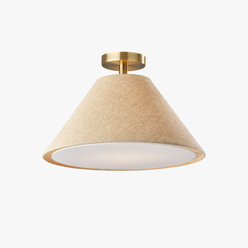 Emery Linen Flush Mount
