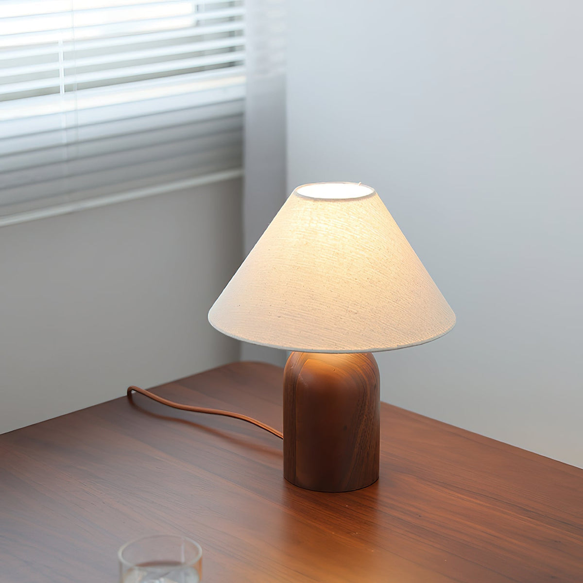 Brumford Linen Table Lamp