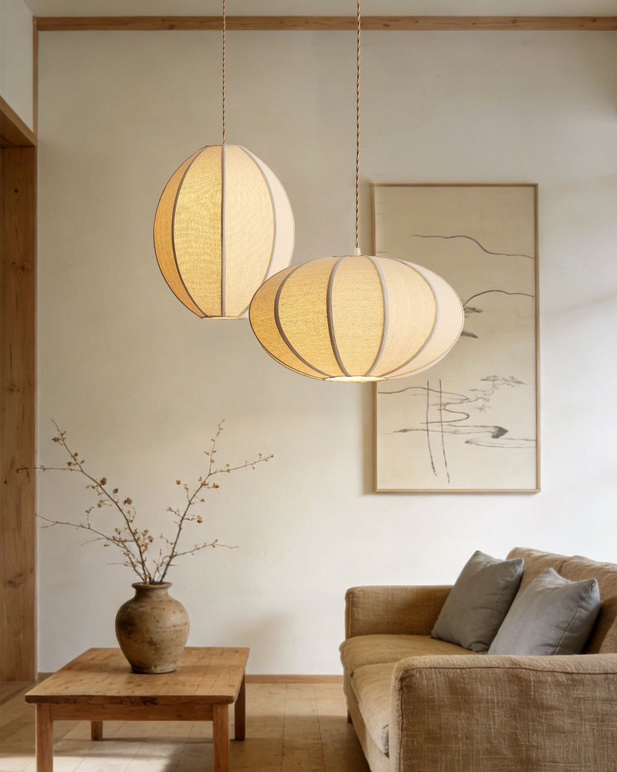 Montecito Fabric Pendant Light