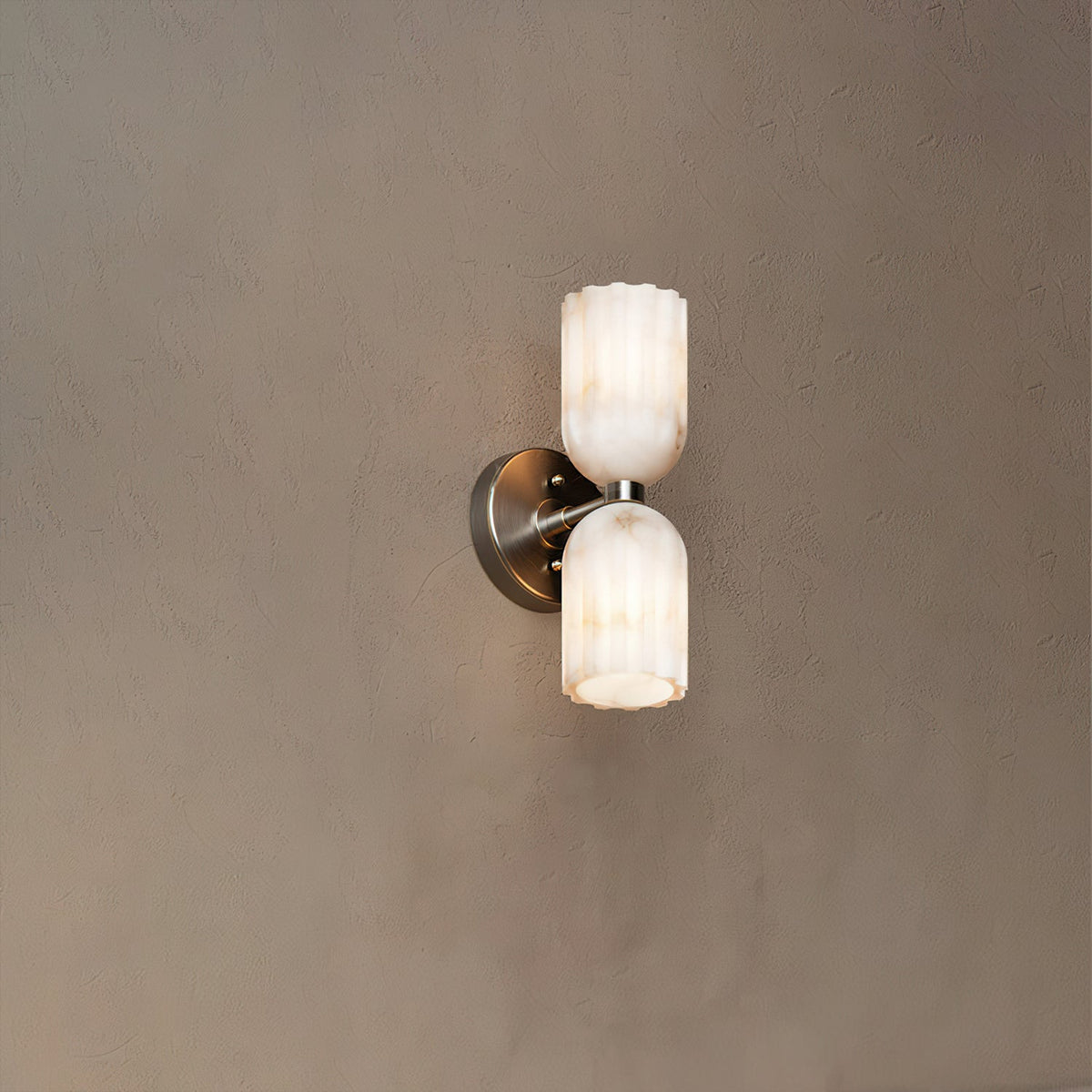 Amber Alabaster Wall Sconce