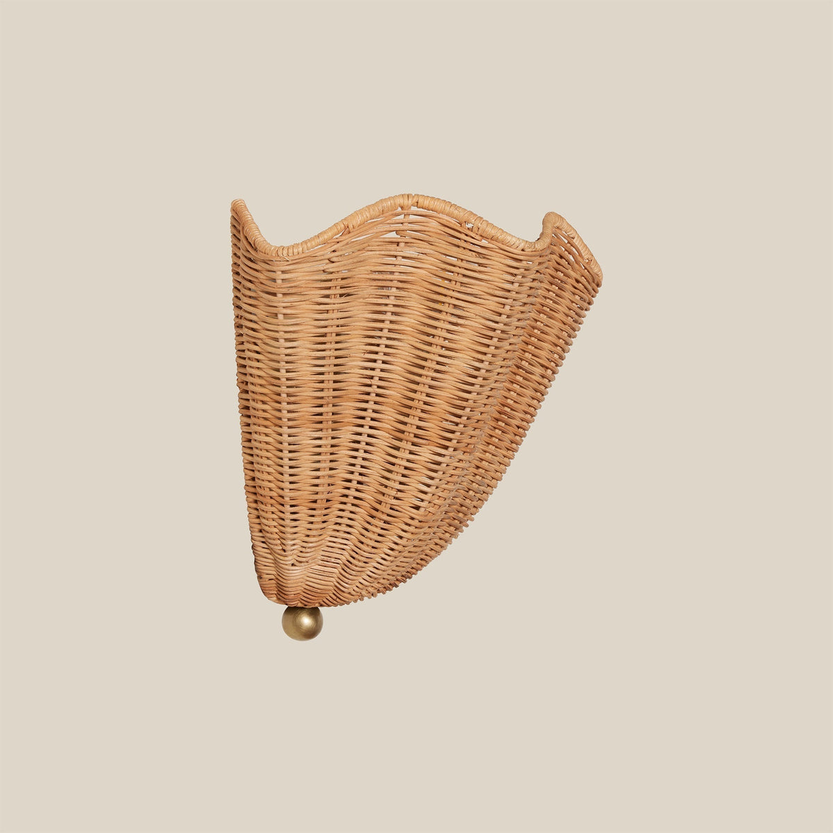 Lunero Rattan Wall Sconce