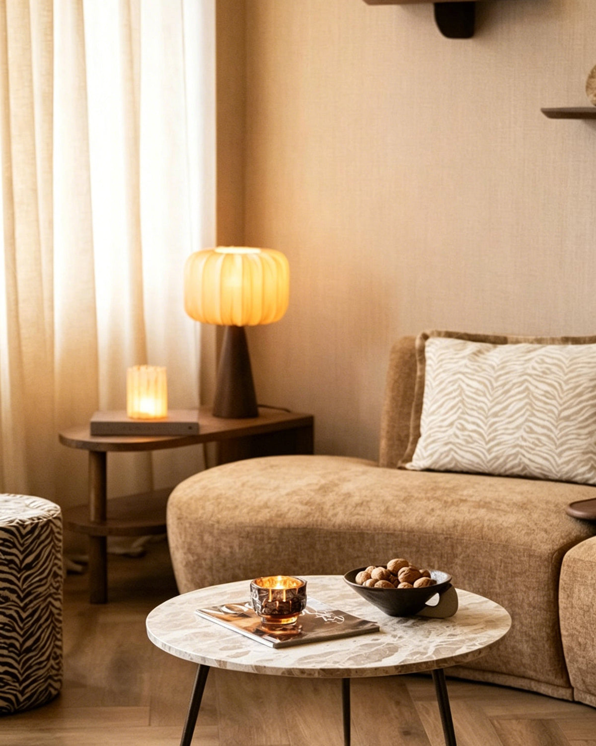 Orvenna Pleated Table Lamp