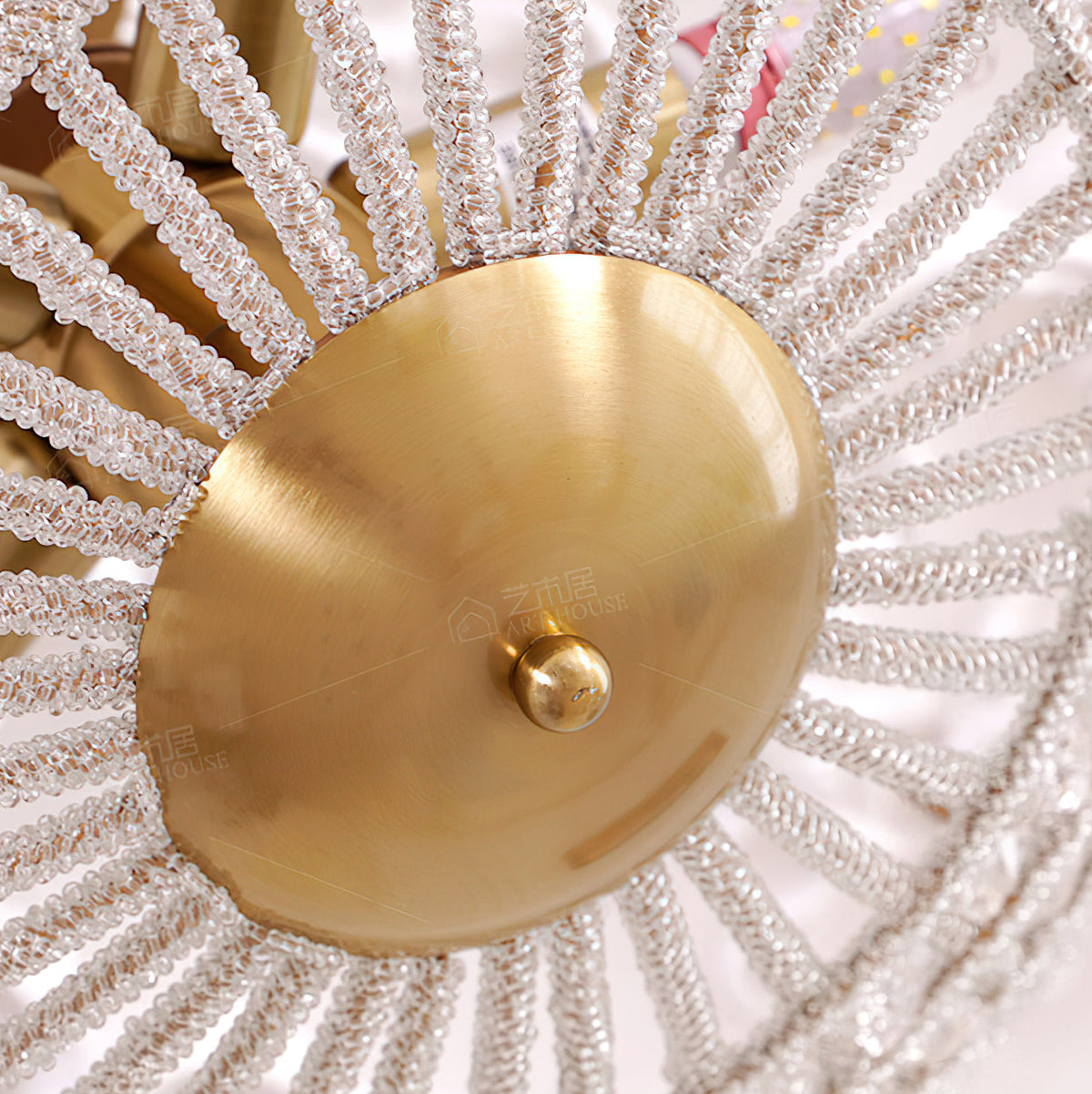 Luxelelle Crystal Ceiling Light