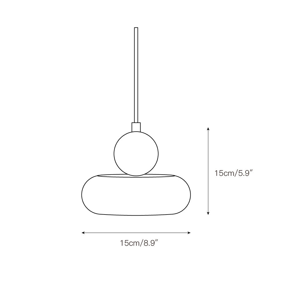 Ridge Marble Pendant Lamp