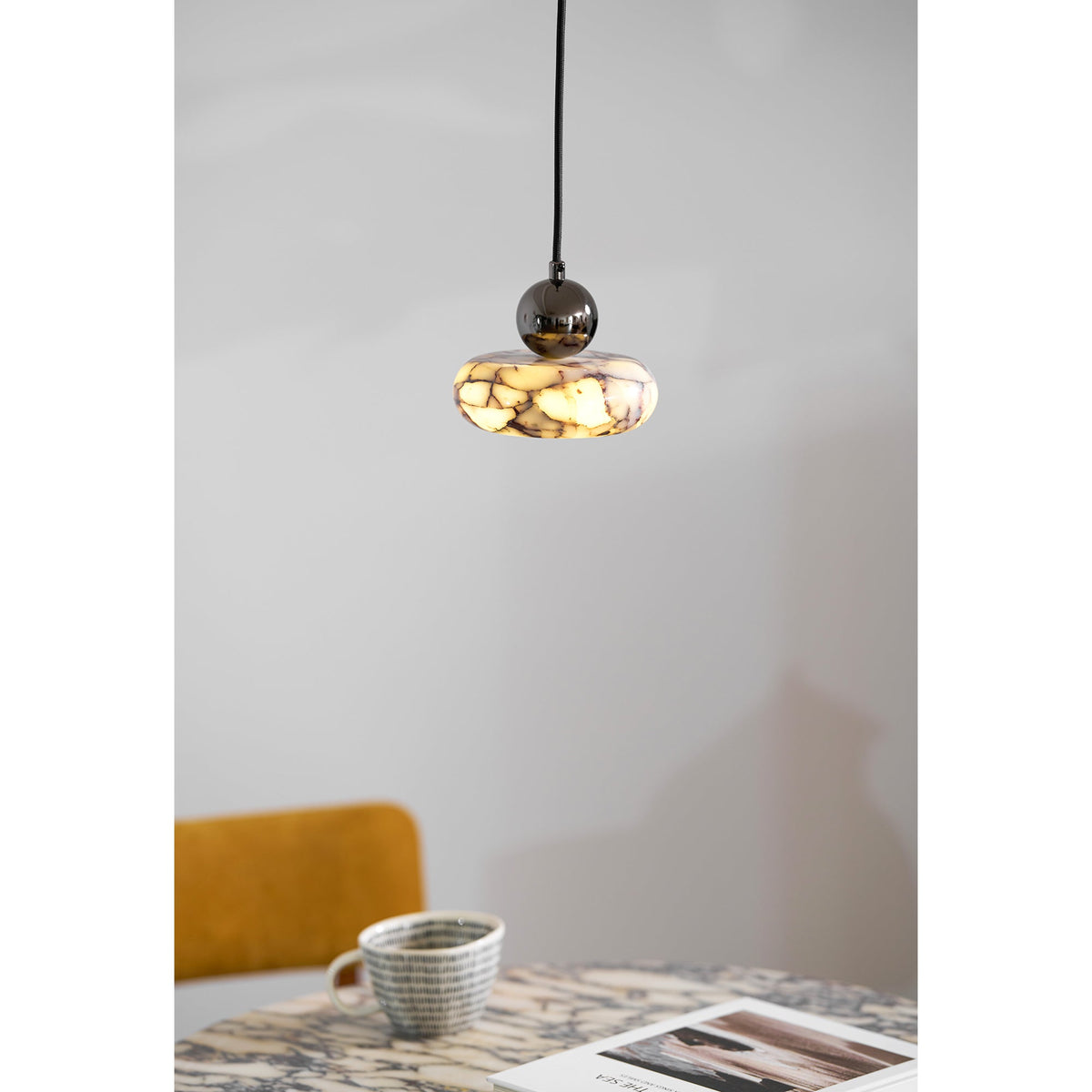 Ridge Marble Pendant Lamp