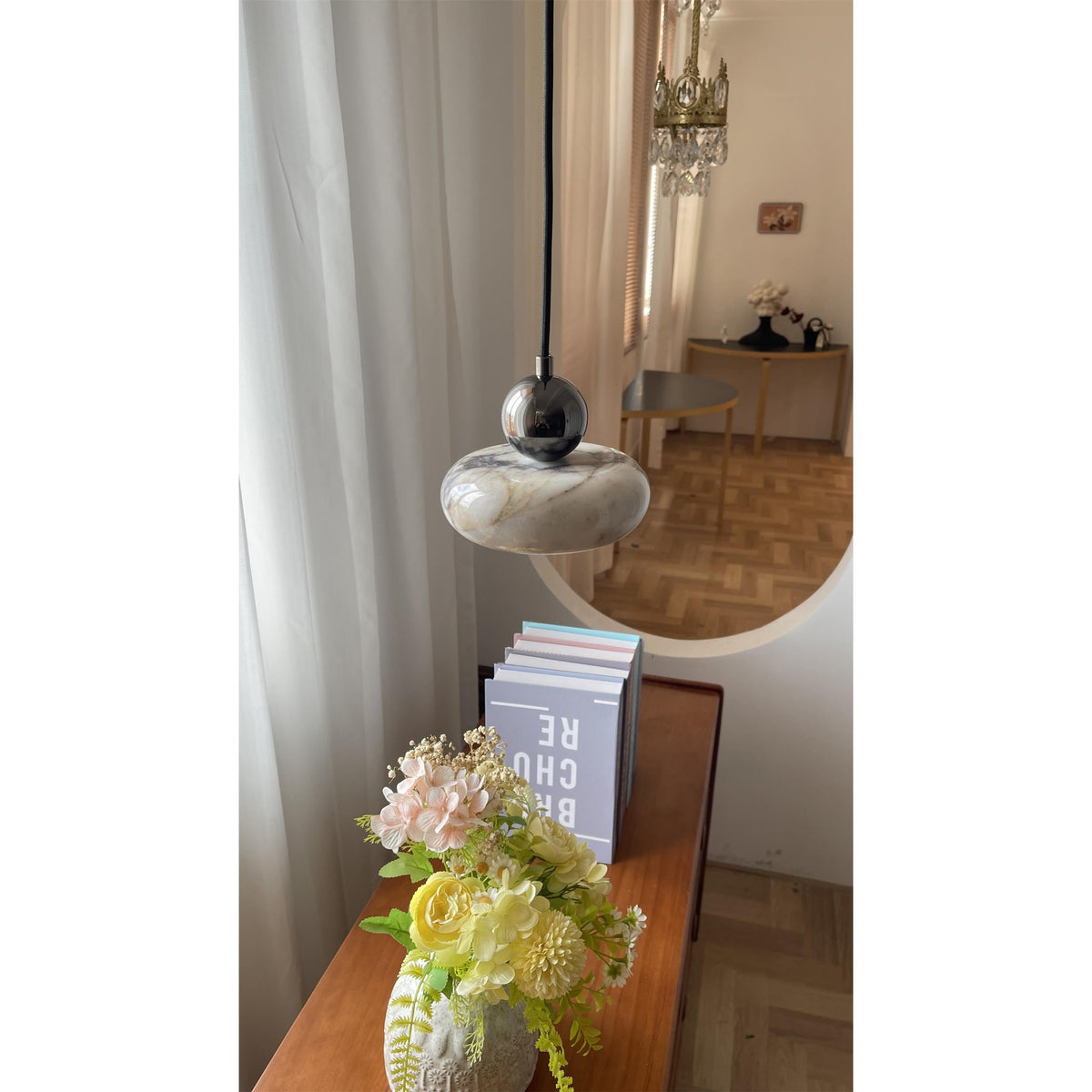 Ridge Marble Pendant Lamp