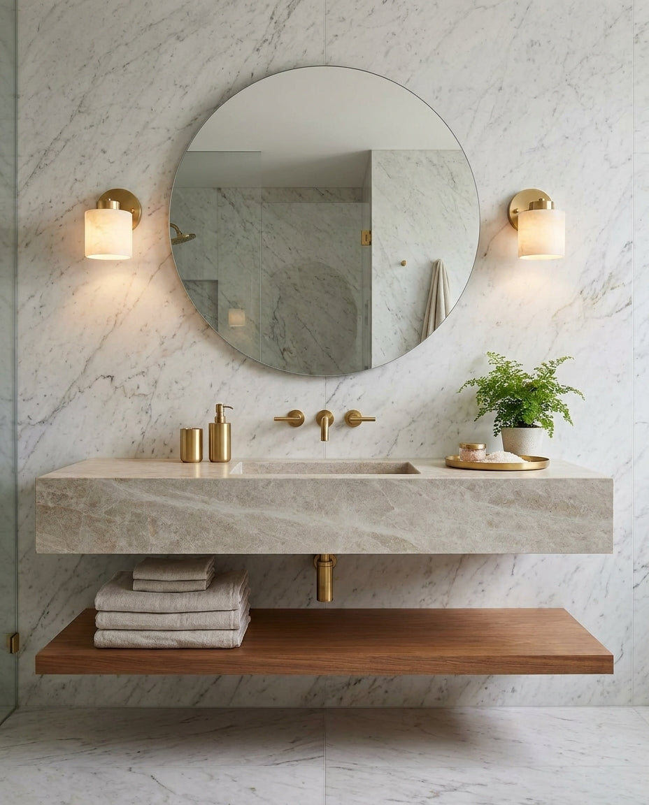 Isencombe Alabaster Wall Sconce