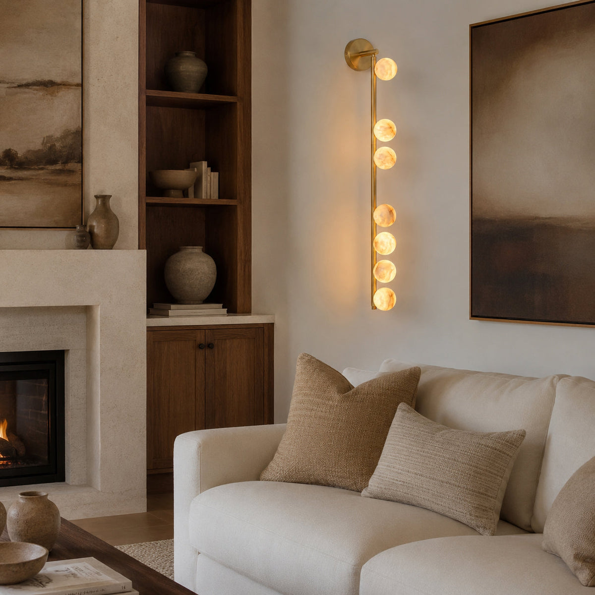 Drop Alabaster Wall Sconce