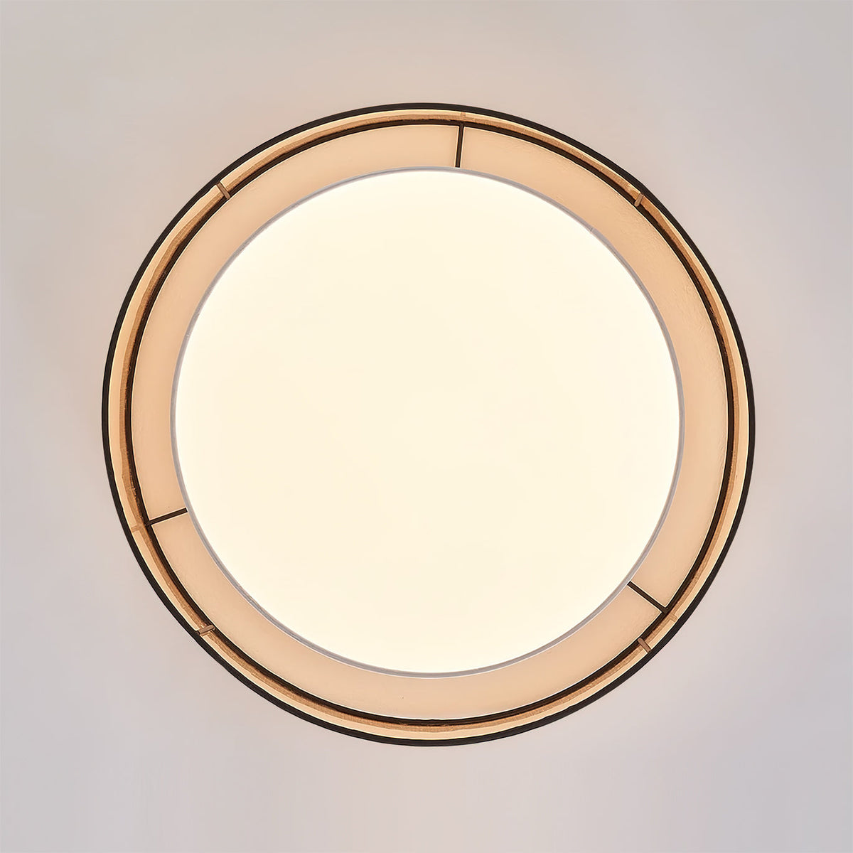 Fioiraya Linen Flush Mount Ceiling Light