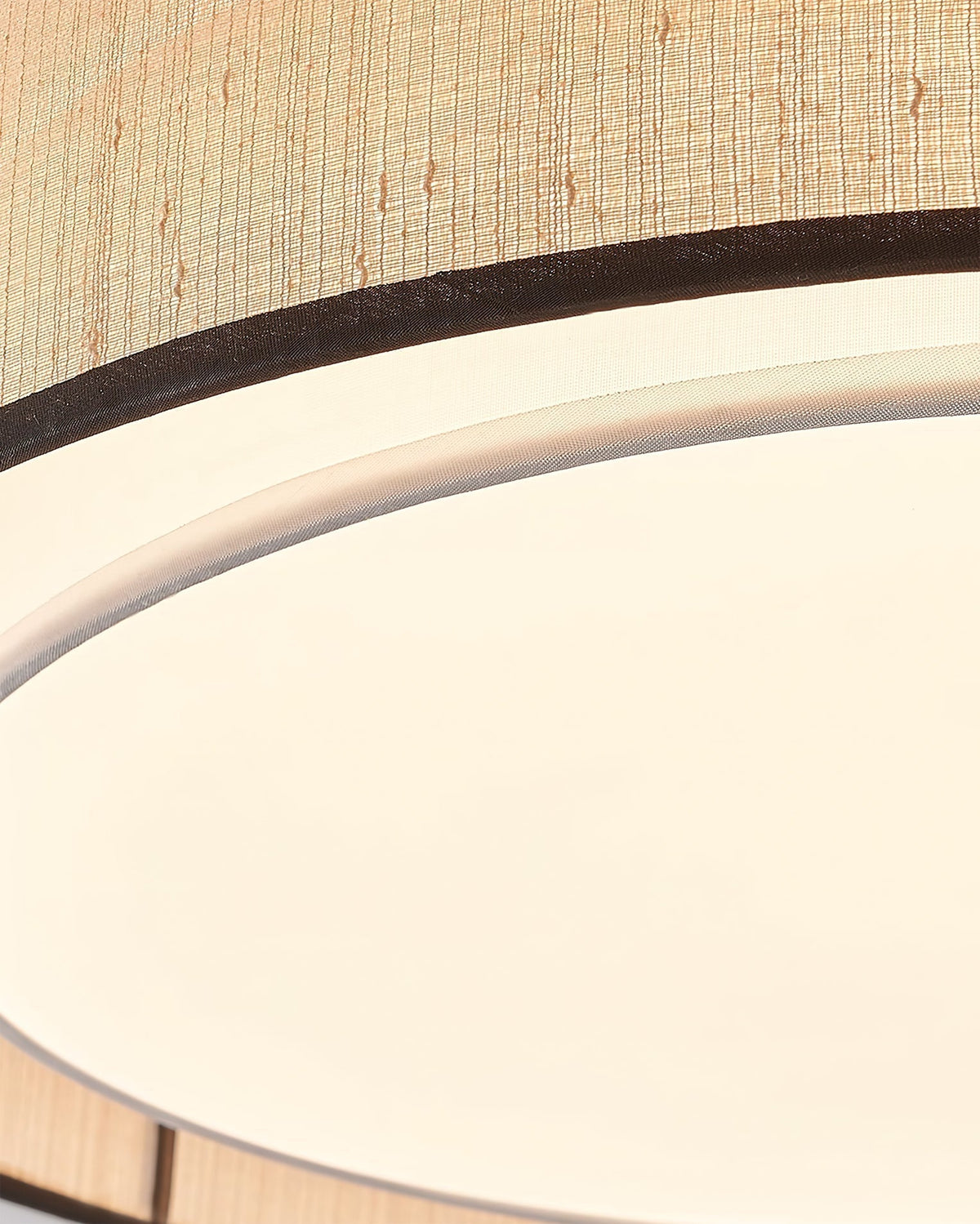 Fioiraya Linen Flush Mount Ceiling Light