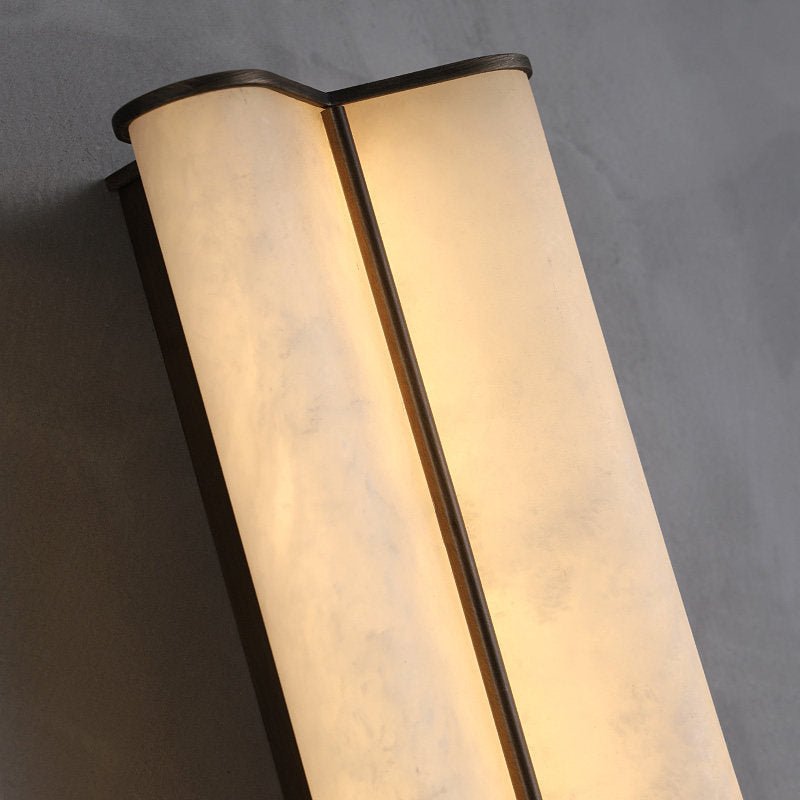 Albeielle Twin Alabaster Wall Light