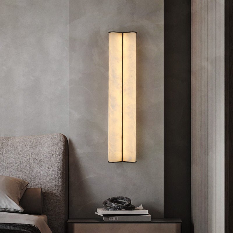 Albeielle Twin Alabaster Wall Light