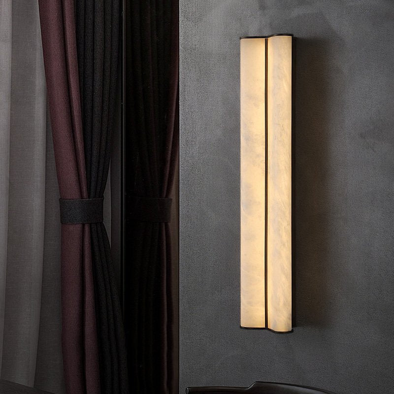 Albeielle Twin Alabaster Wall Light