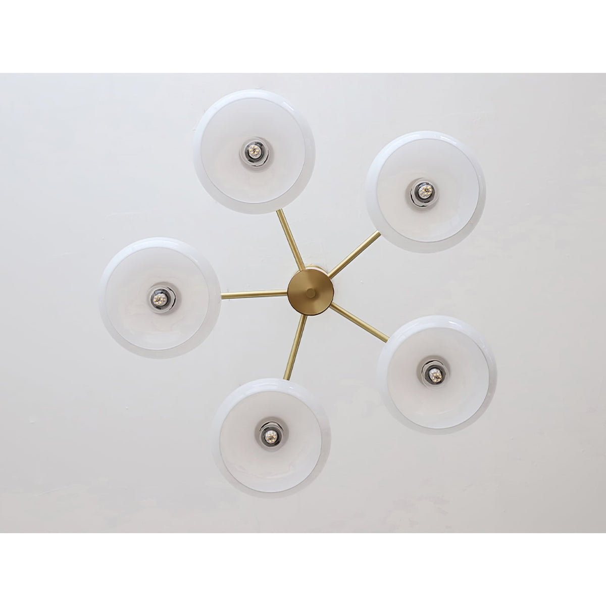 Nova Natural Persimmon Glass Chandelier-Relic Pieces