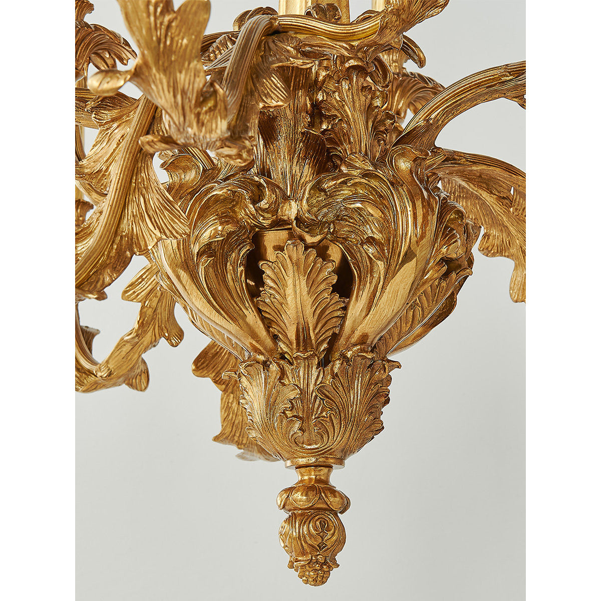 Solarissa Brass Leaf Chandelier