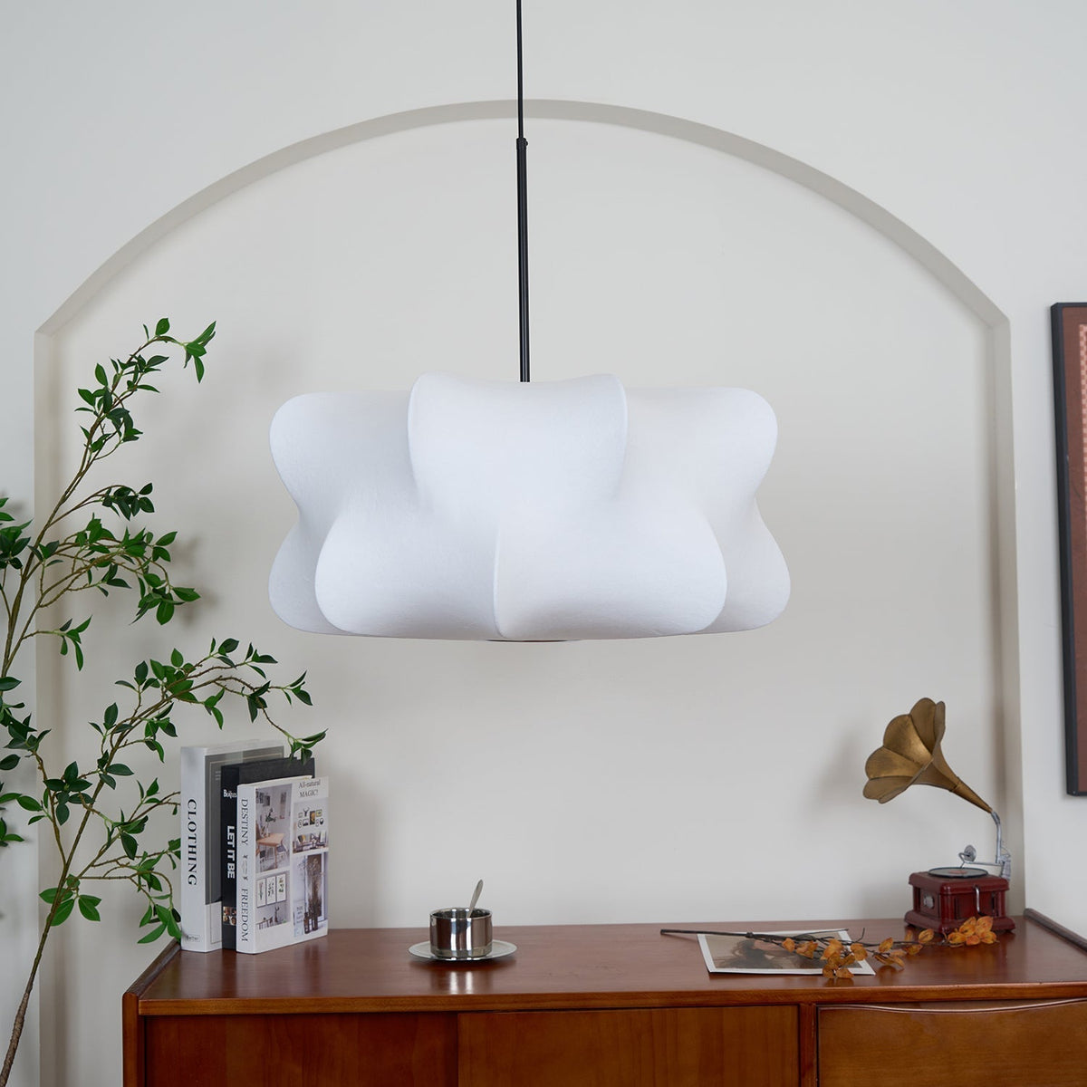 Luxe Silk Contemporary Pendant Light