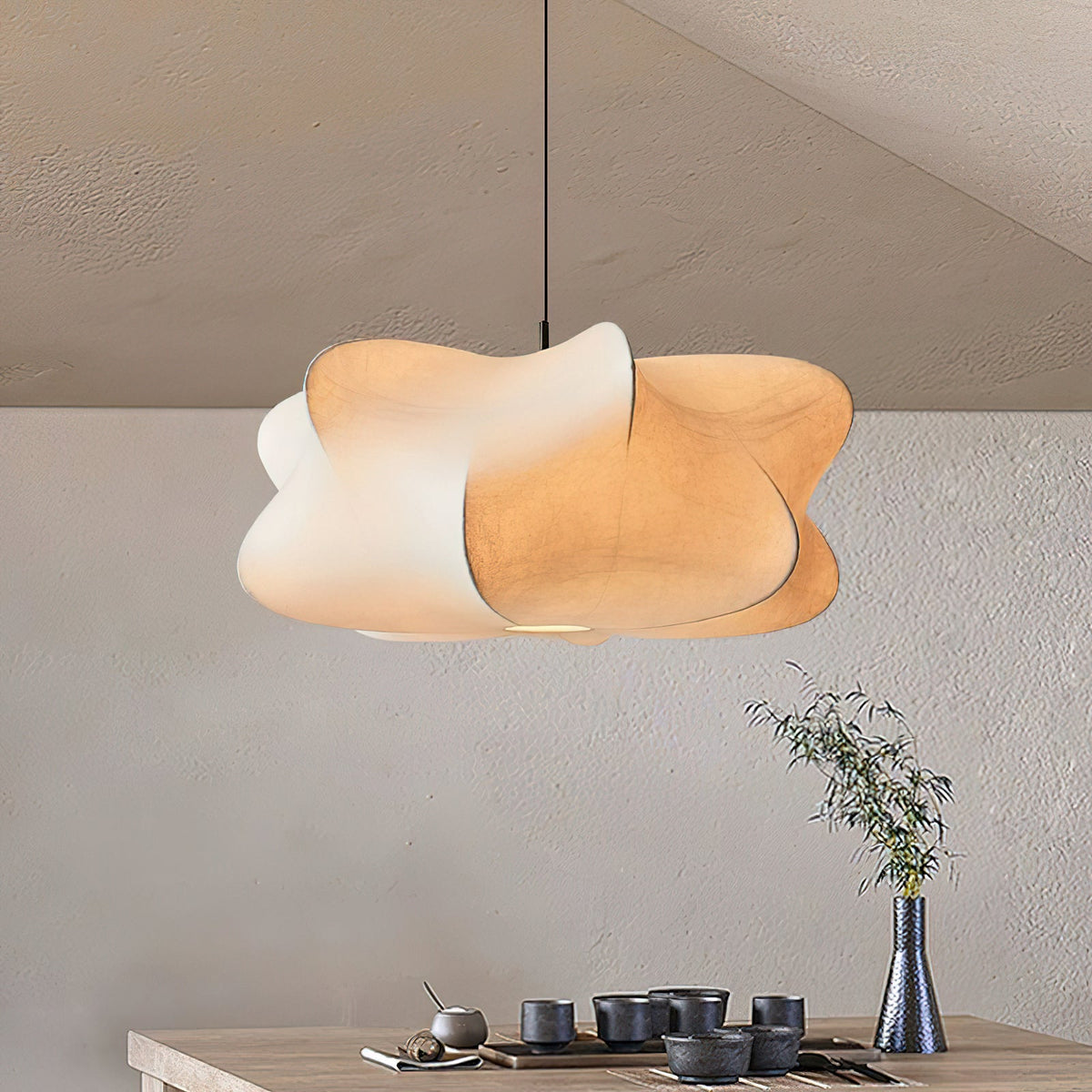 Luxe Silk Contemporary Pendant Light