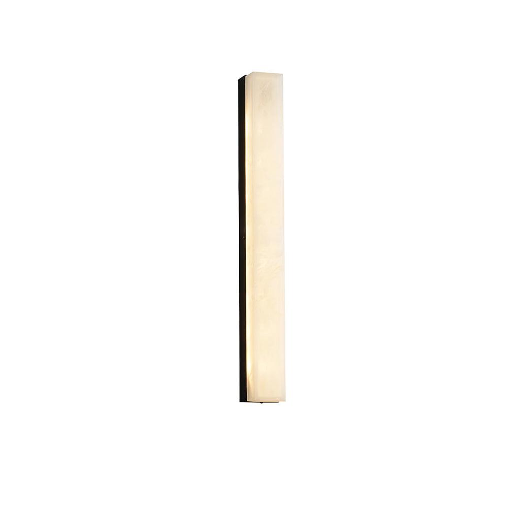 Menepuk Linear Brass Alabaster Wall Lamp