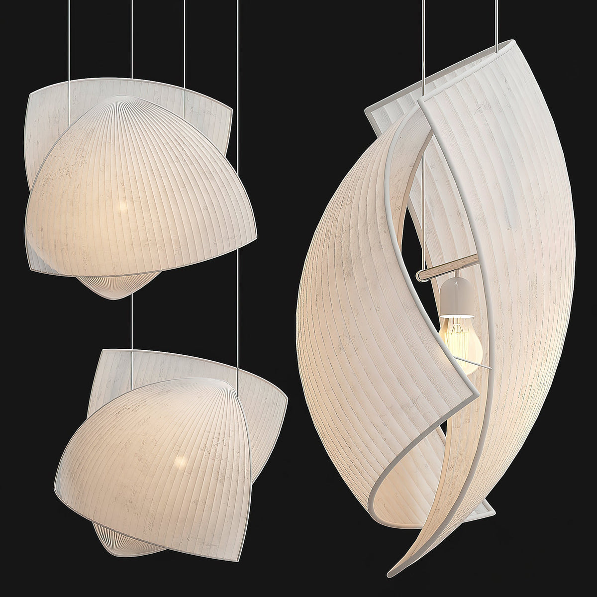 Noa Erisma Silk Pendant Lamp