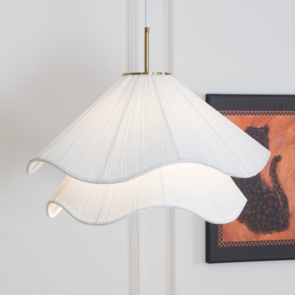 Wogesem Modern Art Deco Bloom Flower Pendant Light