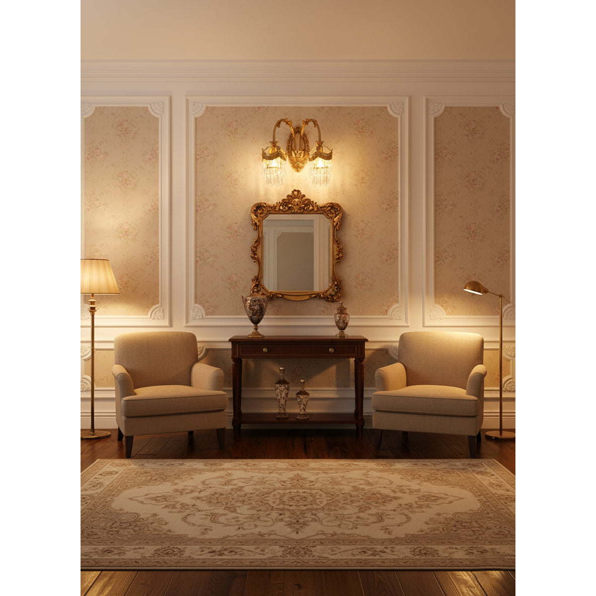 Regalia Brass Wall Lamp