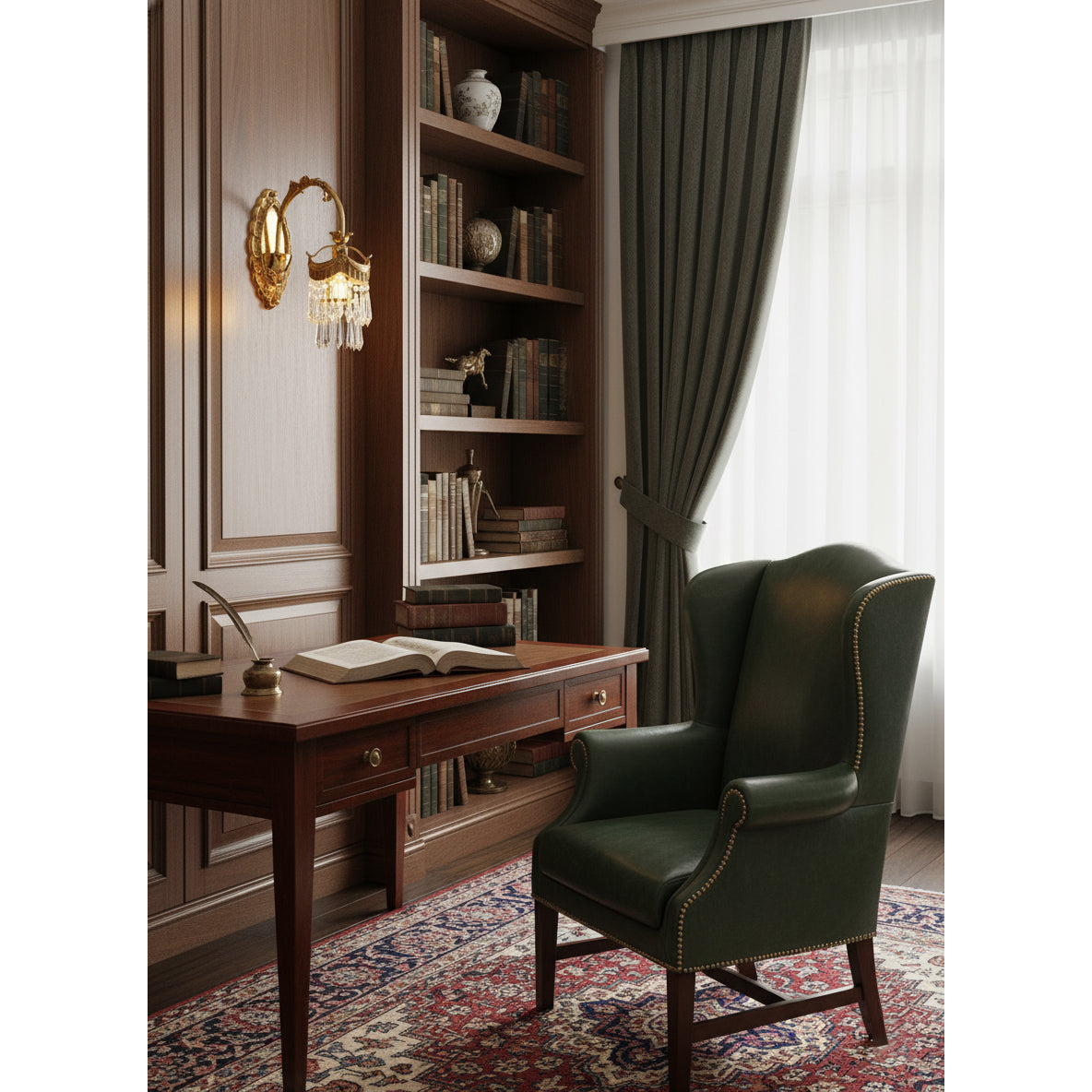 Regalia Brass Wall Lamp
