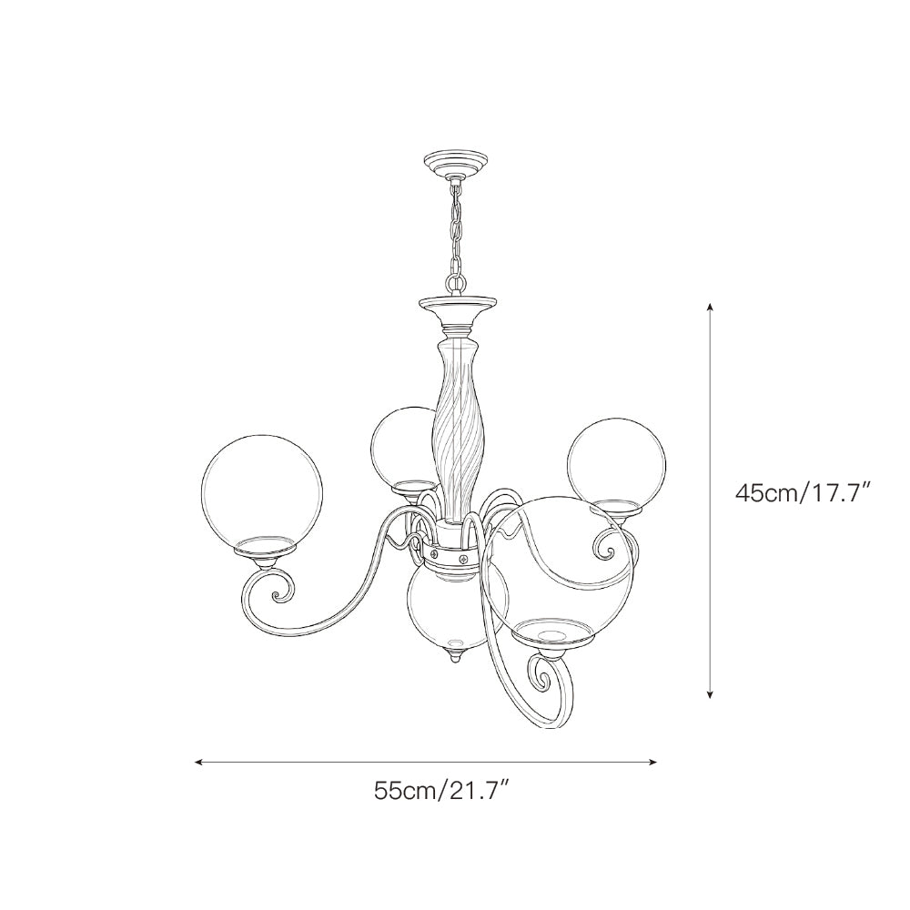 Roselune Chandelier