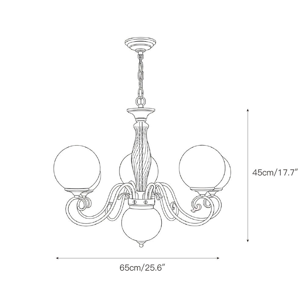 Roselune Chandelier