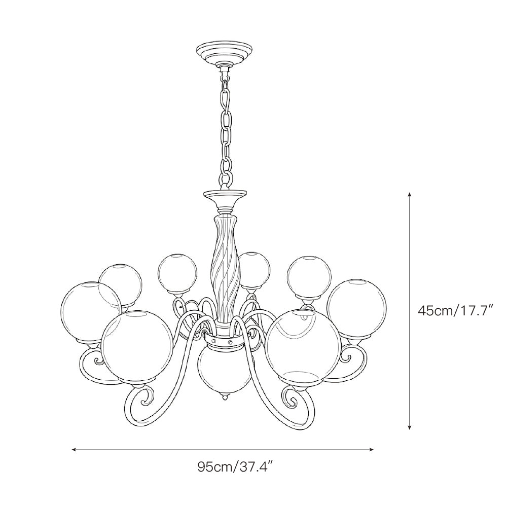 Roselune Chandelier