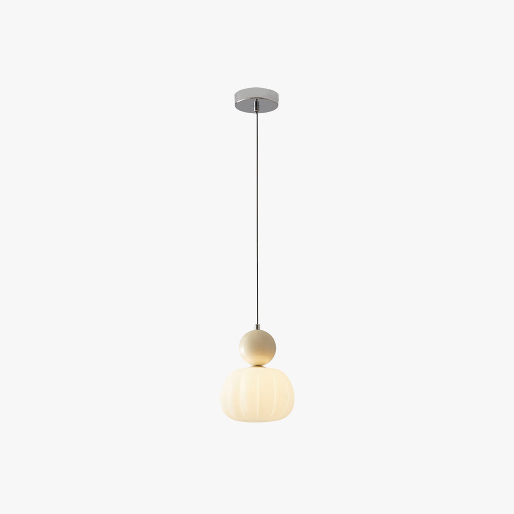 Zivinor Modern LED Pendant Light Chrome Metal Dining Room/Bedroom