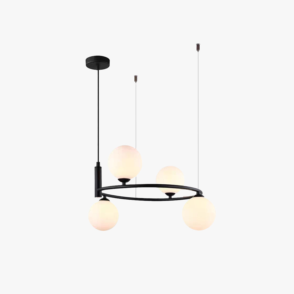 Tukubon Nordic Ring Magic Bean Pendant Light Black/Gold Metal