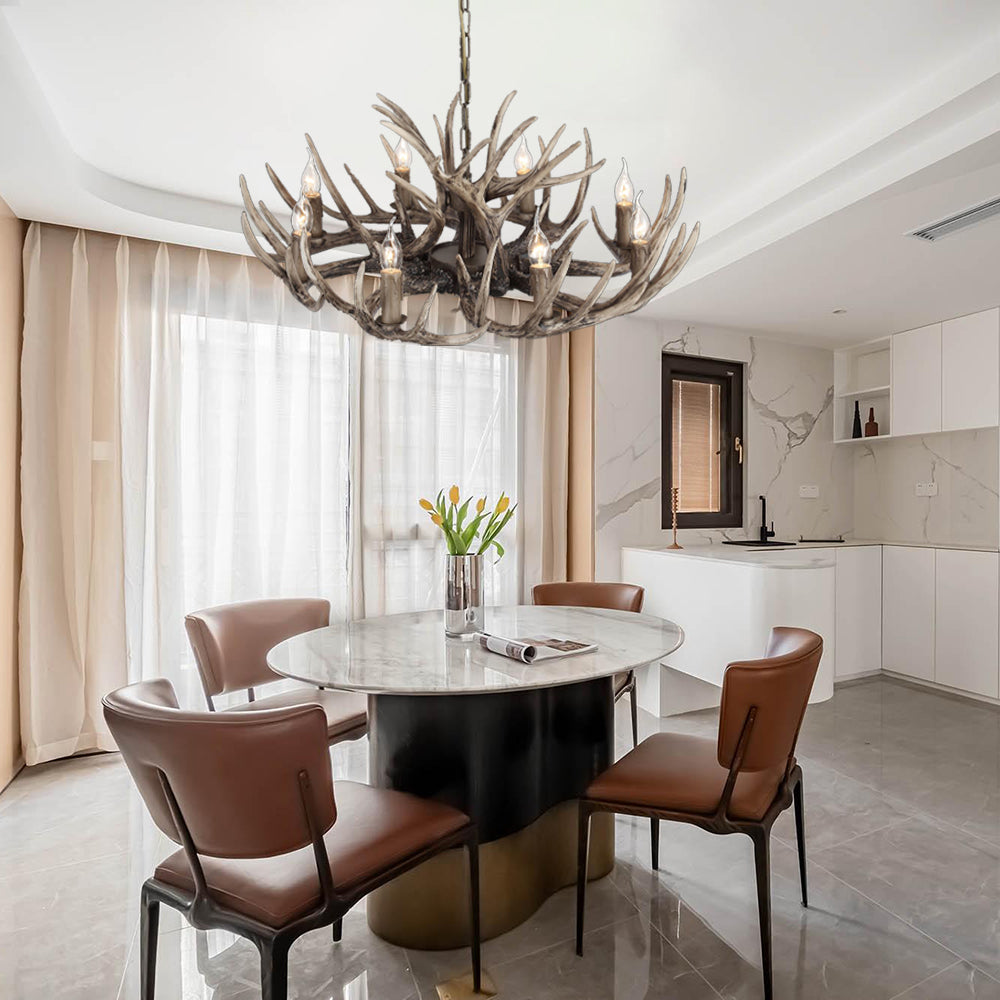 Bulogoka Nordic LED Pendant Light Wood Metal Bar/Dining Room/Living Room