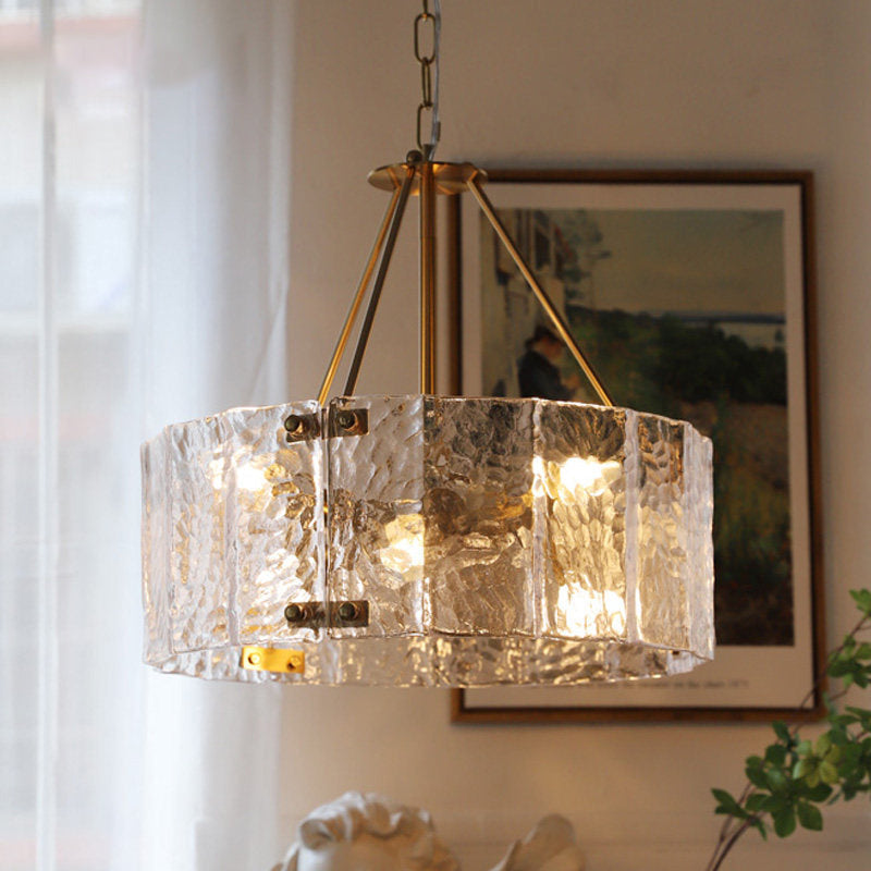 Virelix Glass Drum Chandelier