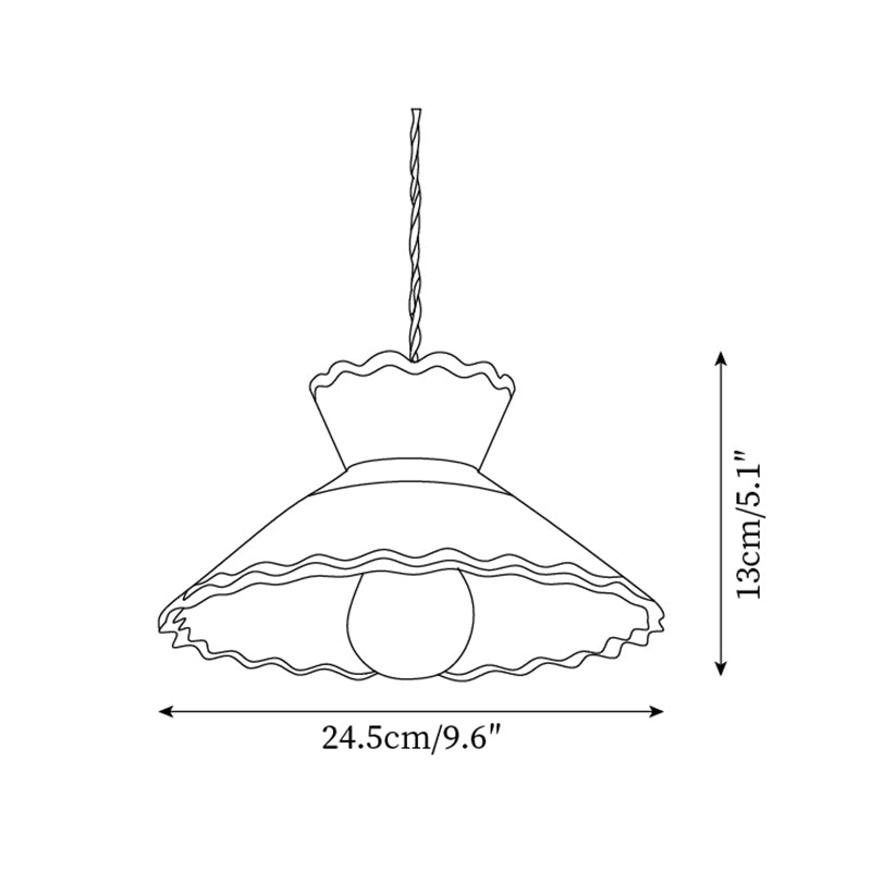 Ketevol Retro Ceramics Pendant Lights