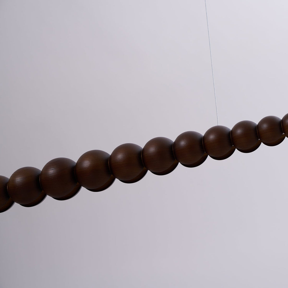 Terubur Beaded Wooden Chandelier