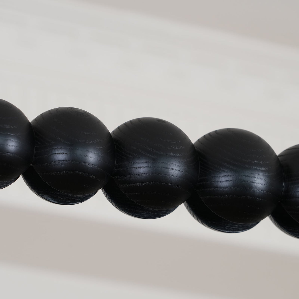 Terubur Beaded Wooden Chandelier