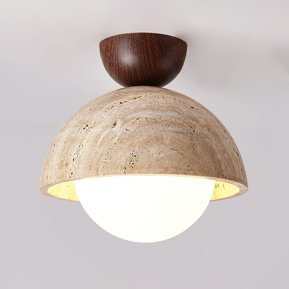 Serireon Travertine Ceiling Light