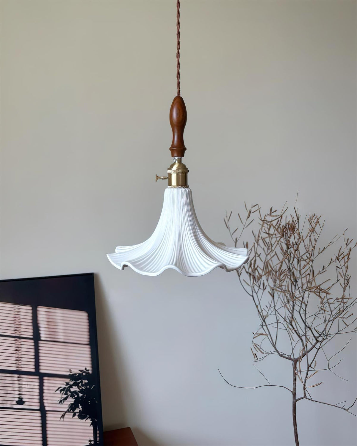 Sorisielle Floral Ripple Pendant Lamp